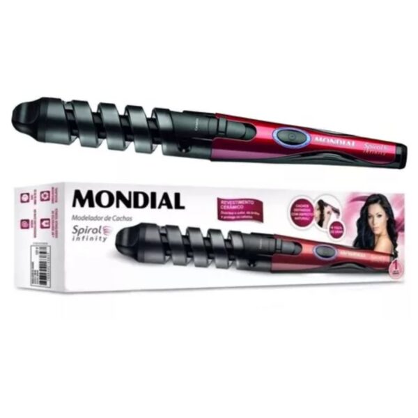 Cacheador Modelador De Cachos Espiral Mondial Em-05 Spiral Infinity - Imagem 5