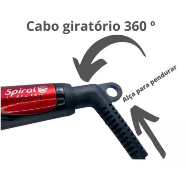 Cacheador Modelador De Cachos Espiral Mondial Em-05 Spiral Infinity - Imagem 3